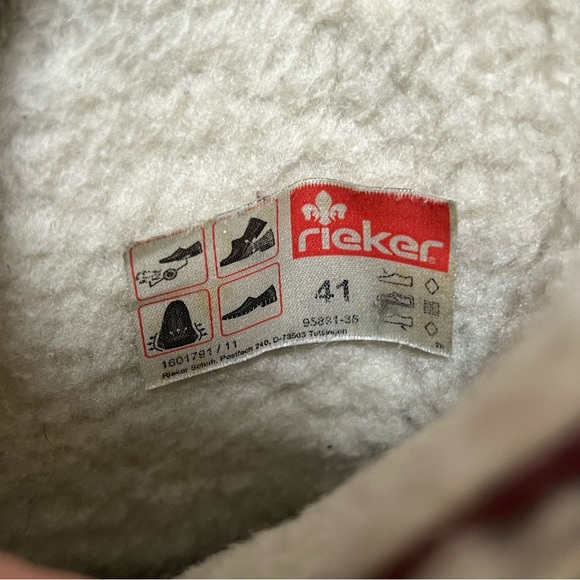 Rieker Amy fleece-lined zip boots // EU 41 - Picture 5 of 9